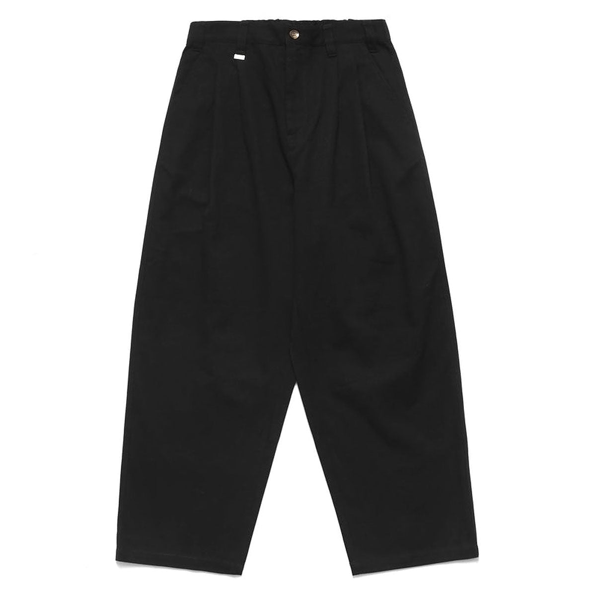 Metalwood Elastic Waist Baggy Pants - Black image 1