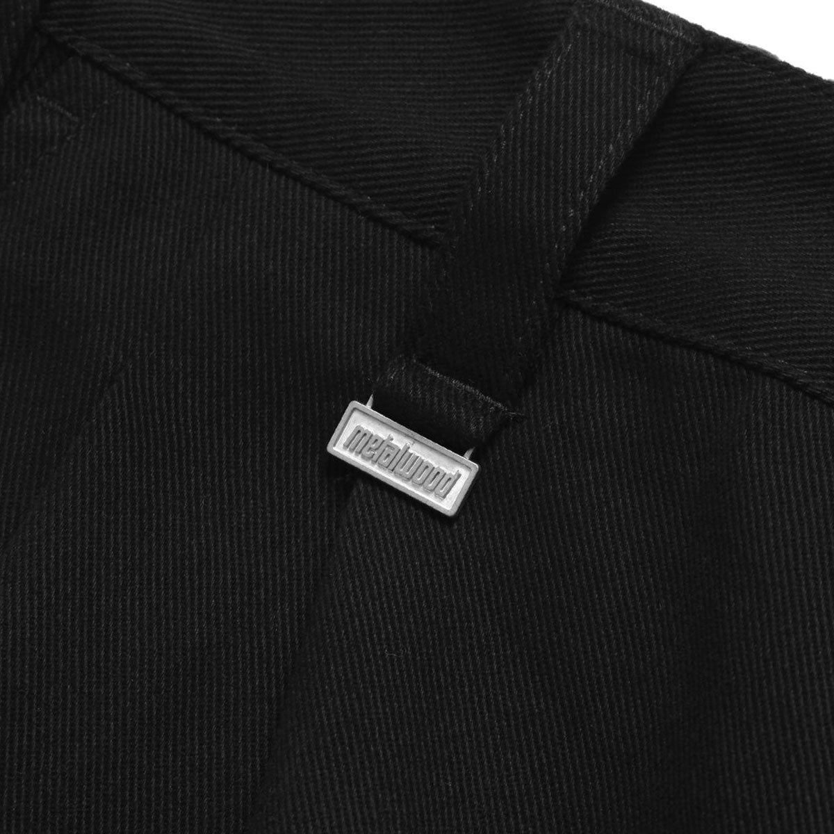 Metalwood Elastic Waist Baggy Pants - Black image 3