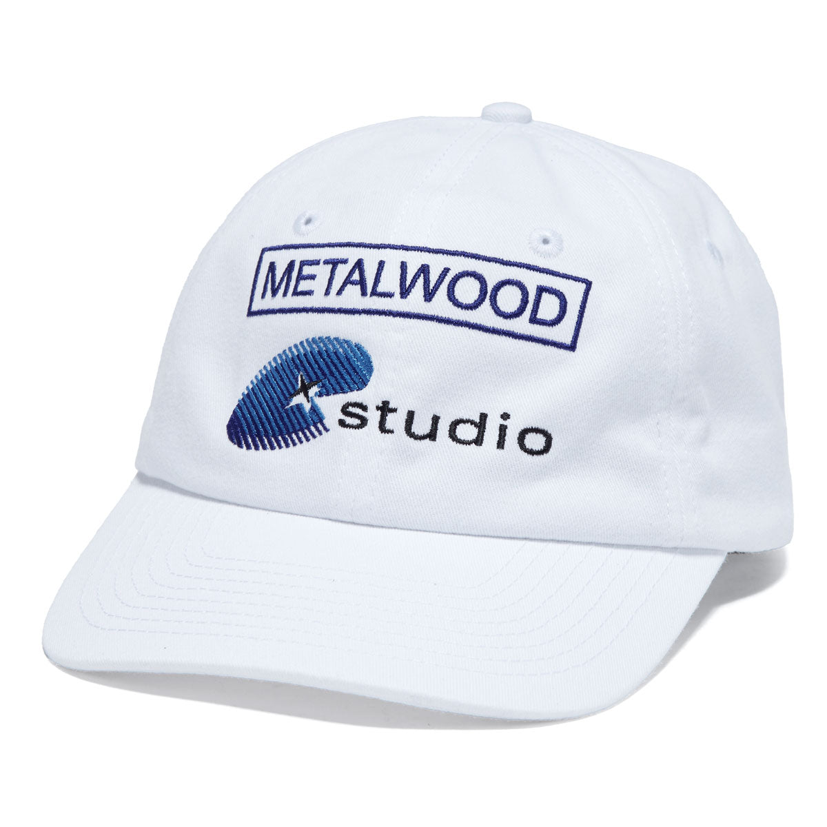 Metalwood Network 6 Panel Hat - White image 1