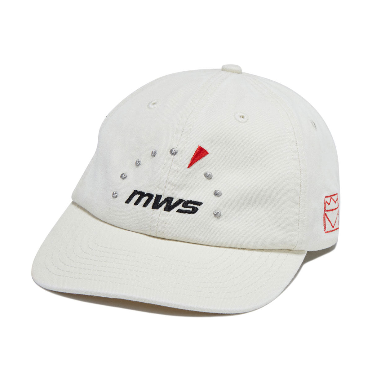 Metalwood Tour Sponsor 6 Panel Strapback Hat - Bone image 1