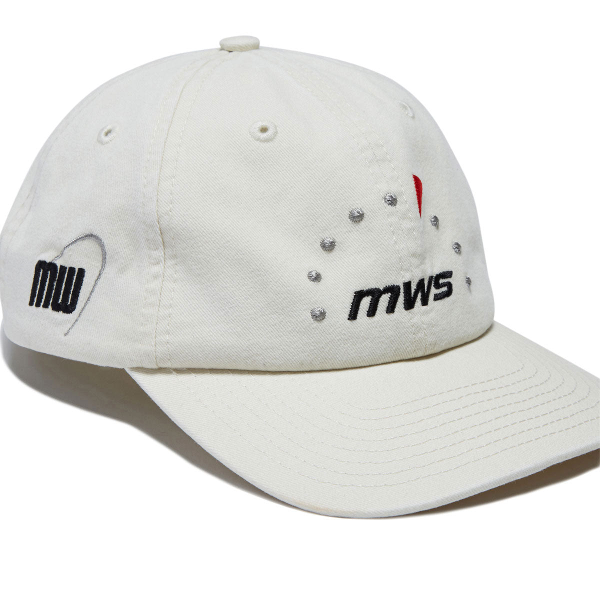 Metalwood Tour Sponsor 6 Panel Strapback Hat - Bone image 3