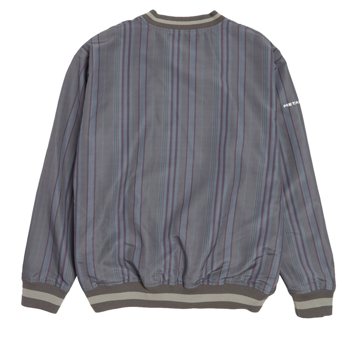 Metalwood Lined V-Neck Windbreaker Jacket - Multicolor image 2