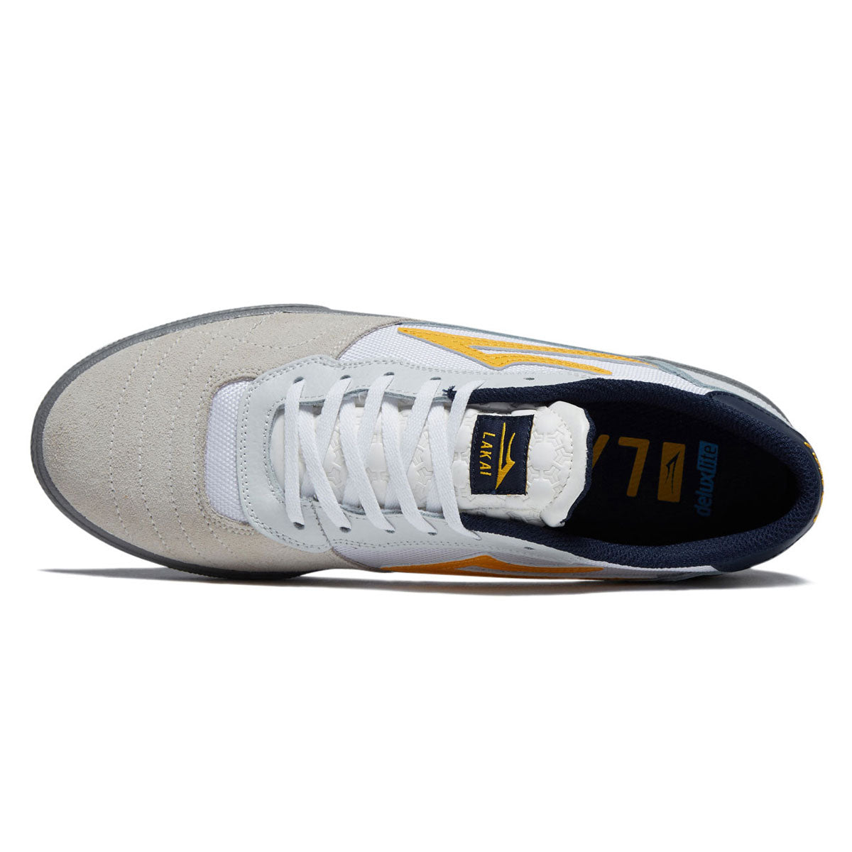 Lakai Cambridge Shoes - White Leather 2025 image 3