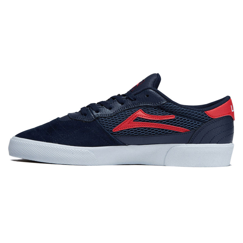 Lakai Cambridge Shoes - Navy/Red Suede