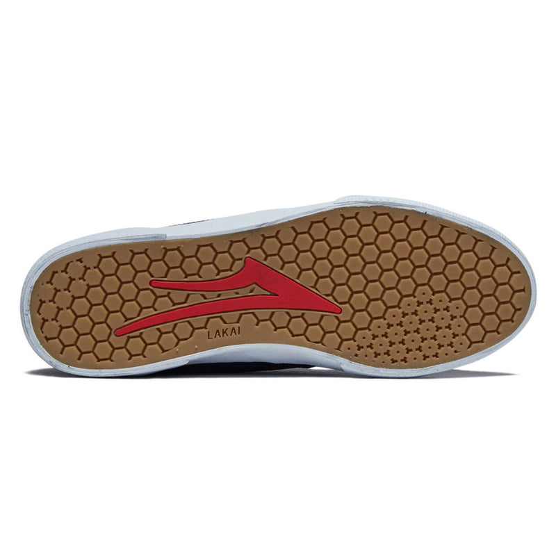 Lakai Cambridge Shoes - Navy/Red Suede