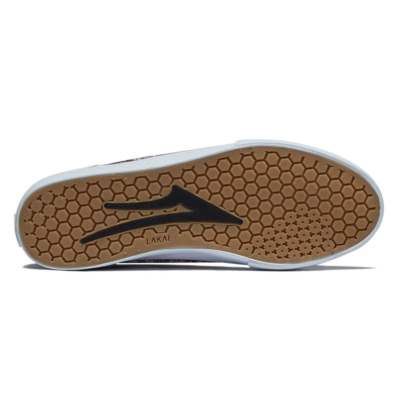Lakai Manchester Shoes - White Canvas Print