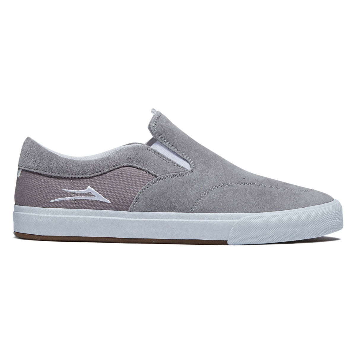 Lakai Owen Vlk Shoes - Light Grey Suede image 1