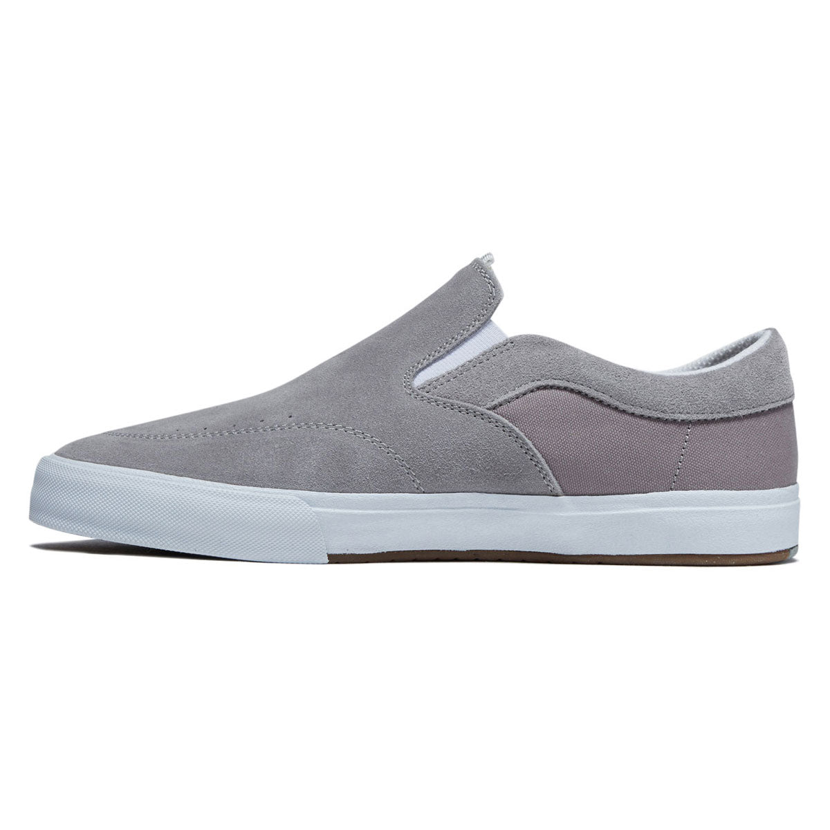 Lakai Owen Vlk Shoes - Light Grey Suede image 2