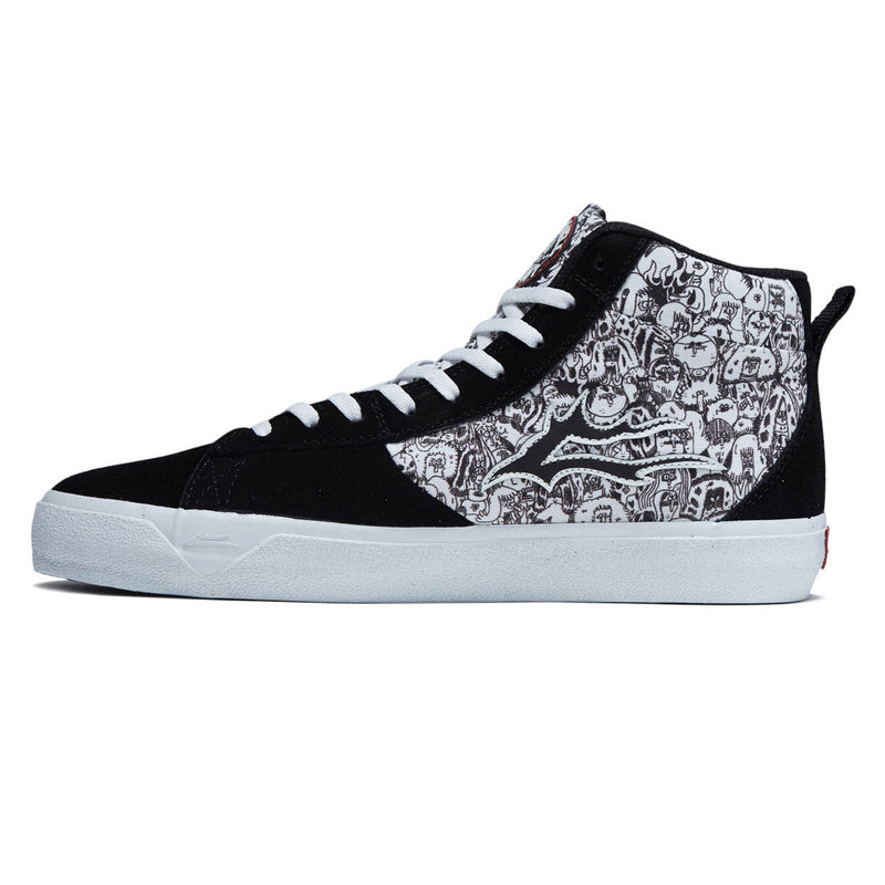Lakai Newport Hi Shoes - Black Suede