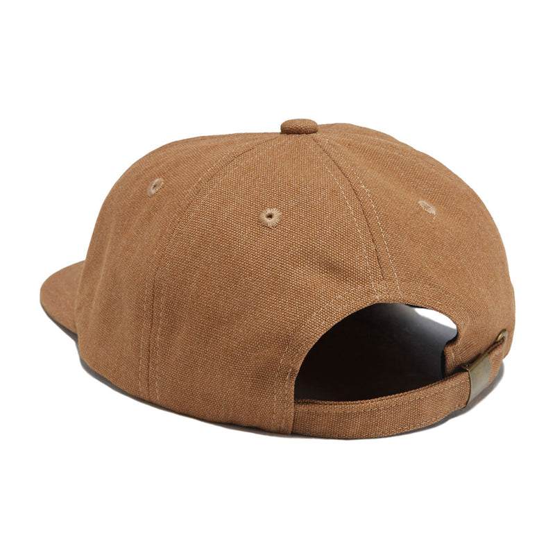 Autumn Washed Canvas Strapback Hat - Light Brown