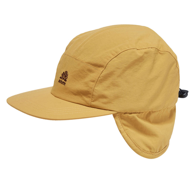 Autumn Dwr Flap Hat - Olive Ochre