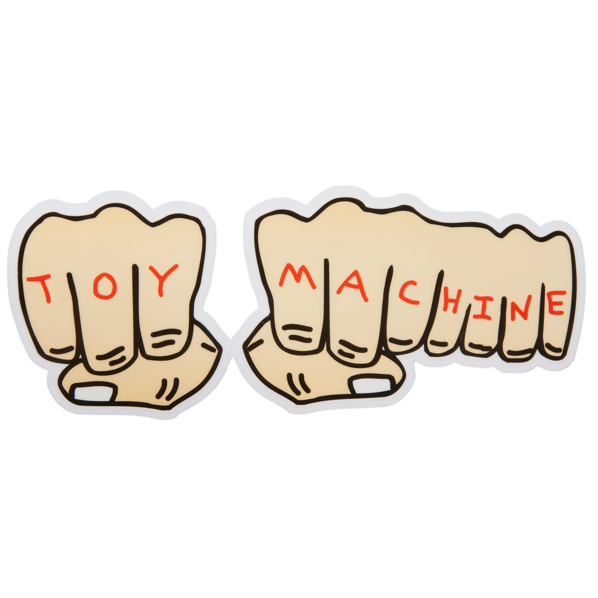Toy Machine Fists MD Sticker image 1
