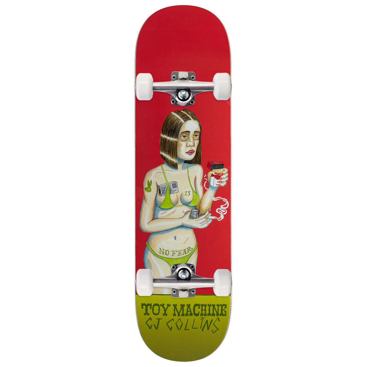 Toy Machine Collins No Fear Skateboard Complete - 8.50