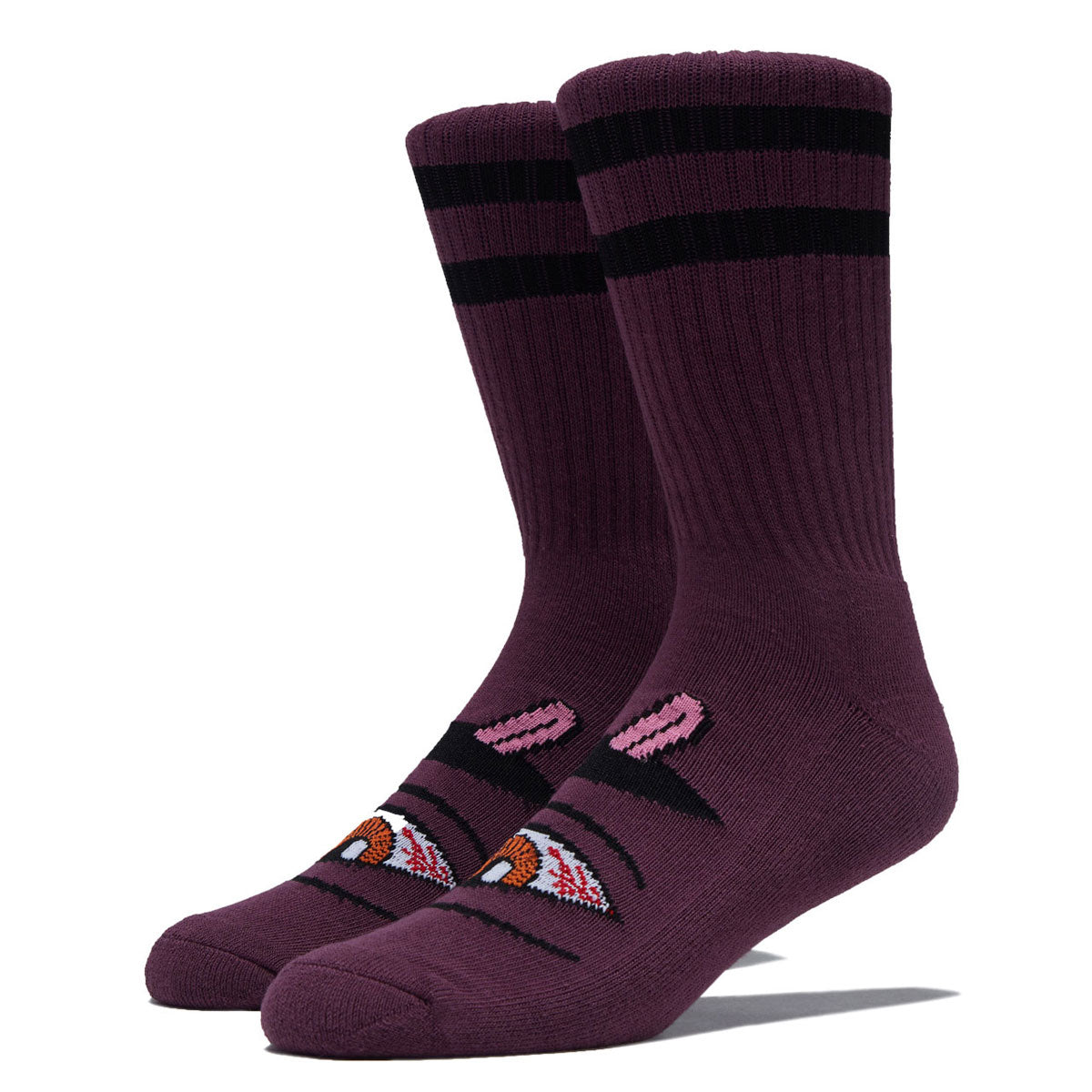 Toy Machine Bloodshot Eye Socks - Eggplant image 1