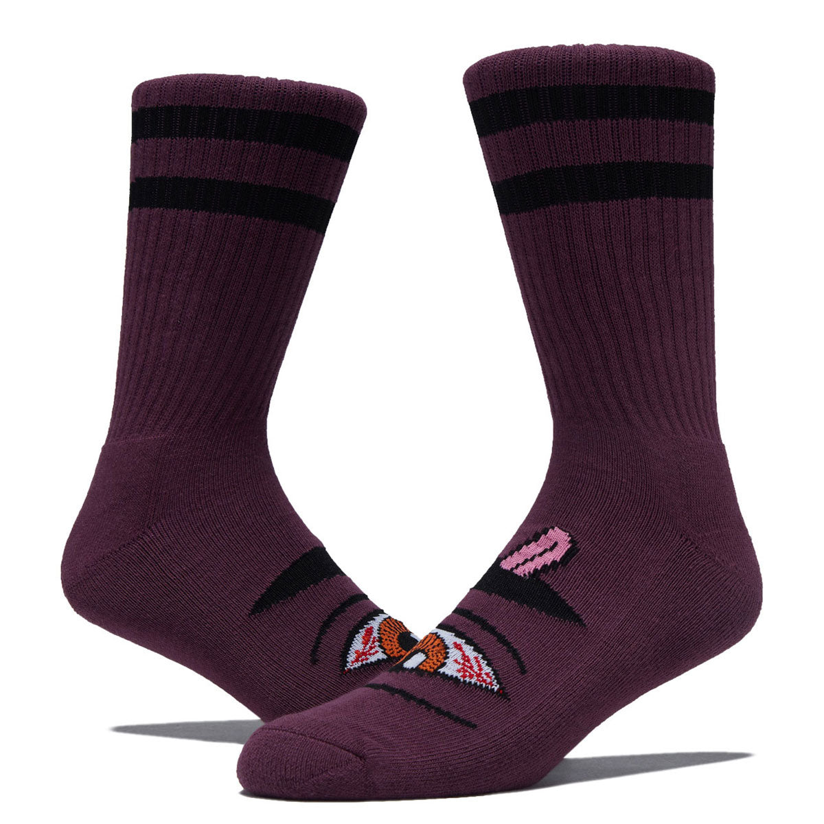 Toy Machine Bloodshot Eye Socks - Eggplant image 2