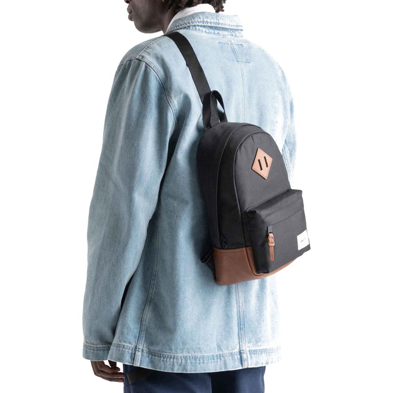 Herschel Supply Heritage Shoulder Bag - Black/Tan