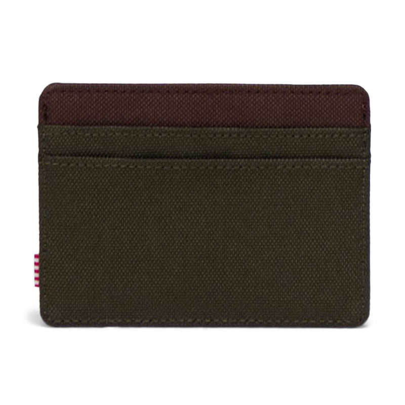Herschel Supply Charlie Cardholder - Ivy Green/Chicory Coffee