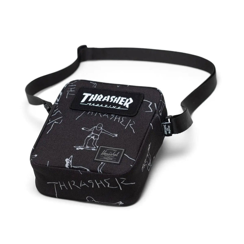 Herschel Supply x Thrasher Gonz Heritage Crossbody Bag - Black