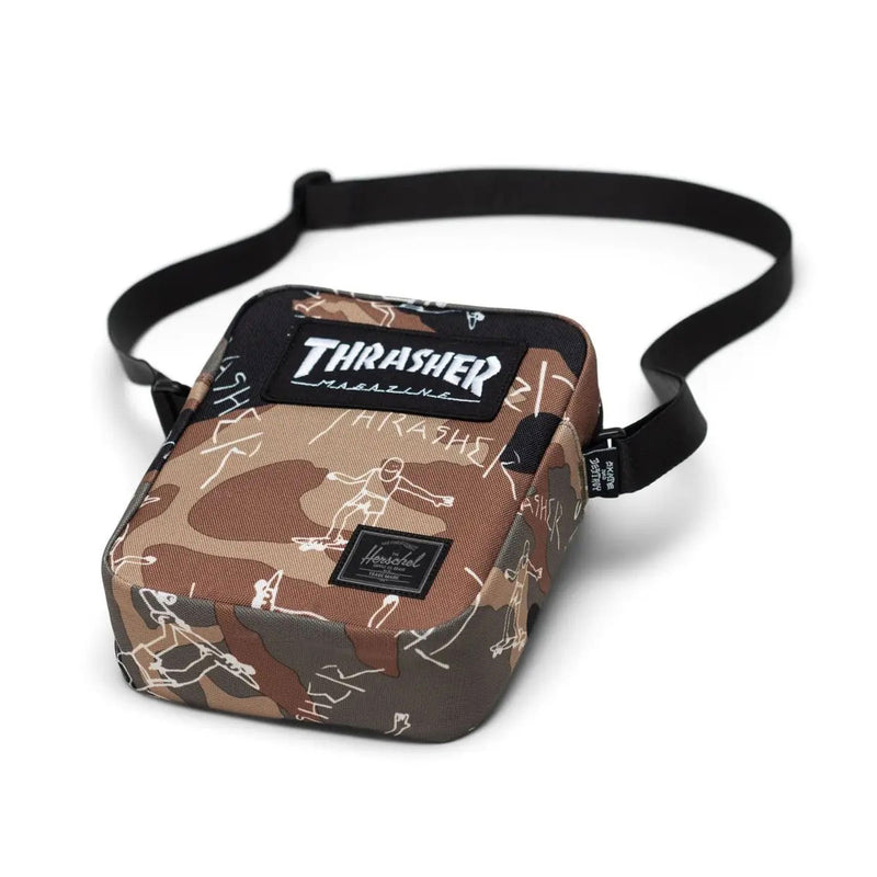 Herschel Supply x Thrasher Gonz Heritage Crossbody Bag - Woodland Camo