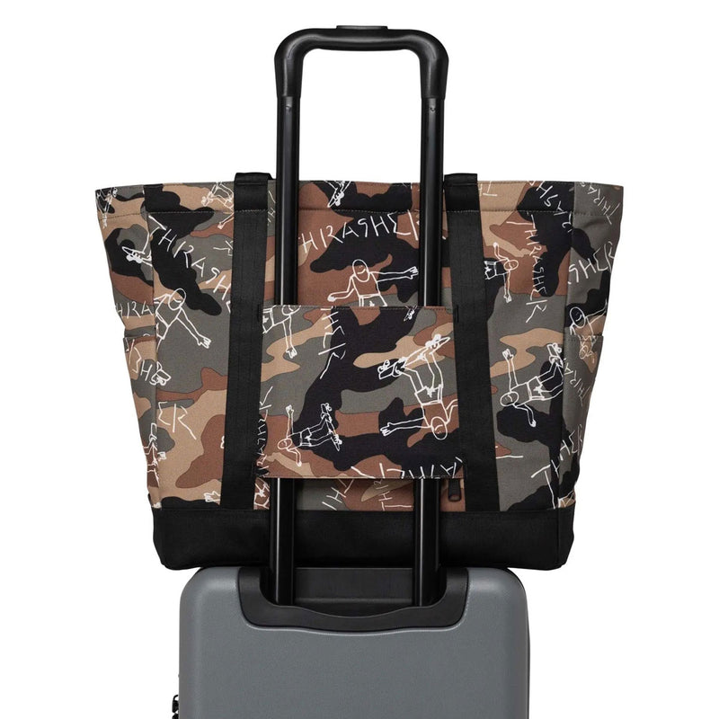 Herschel Supply x Thrasher Gonz Heritage Tote Bag - Woodland Camo
