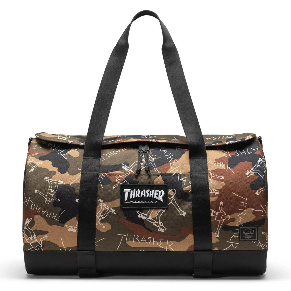 Herschel Supply x Thrasher Gonz Heritage Skate Duffle Bag - Woodland Camo image 1