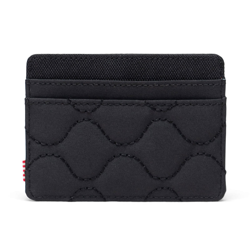 Herschel Supply Charlie Quilted Capsule Cardholder - Black