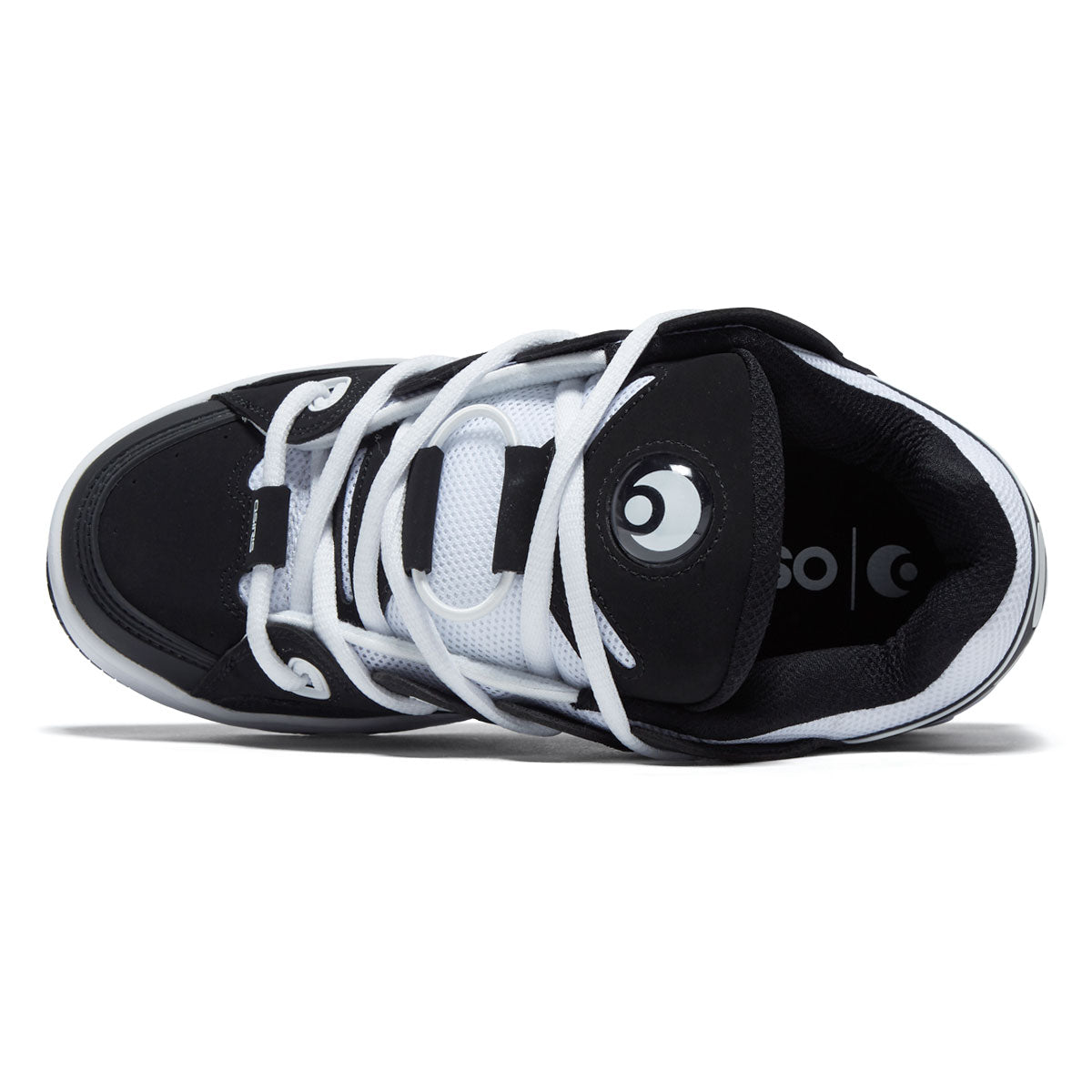Osiris D3 OG Shoes - Black/White/Black image 3
