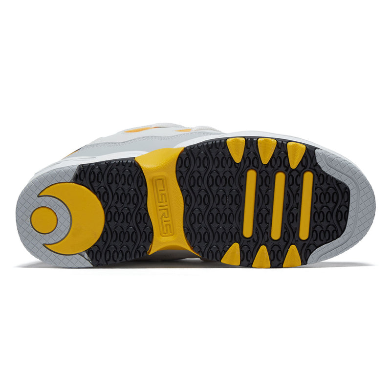 Osiris D3 OG Shoes - White/Grey/Yellow