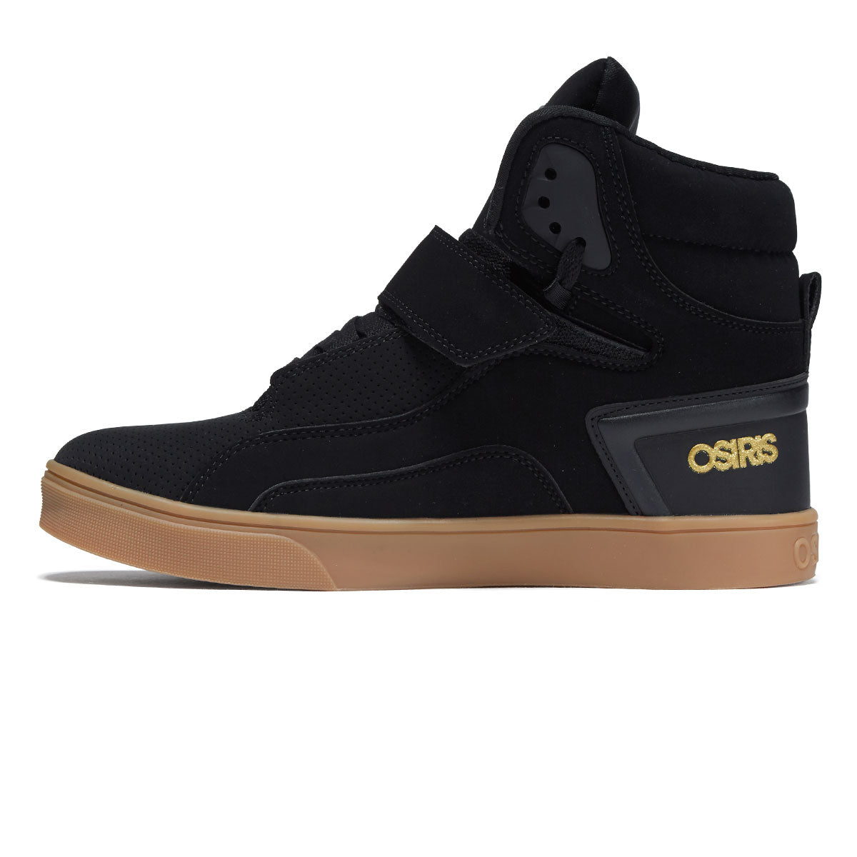 Osiris Rize Ultra Shoes - Black/Gold/Gum image 2