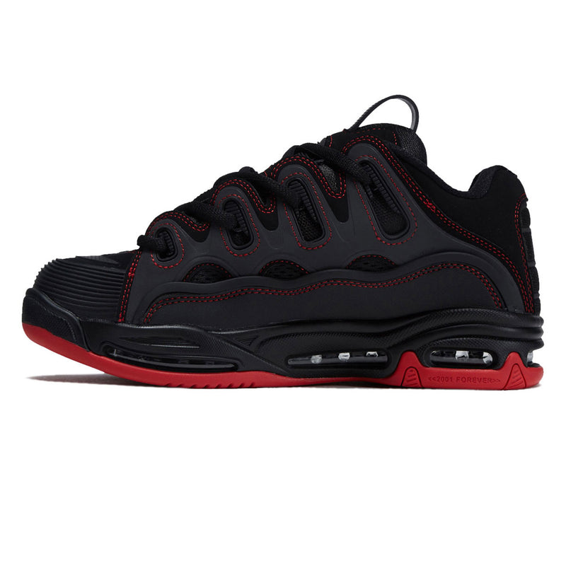 Osiris D3 2001 Shoes - Black/Red/Red
