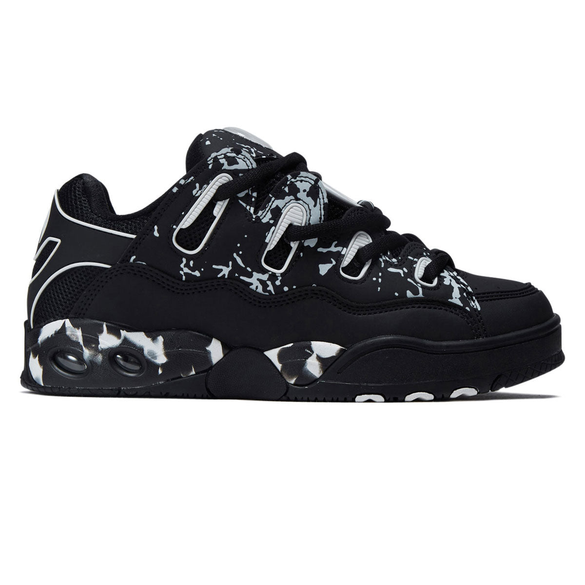 Osiris D3 OG Shoes - Black/White/Marble image 1