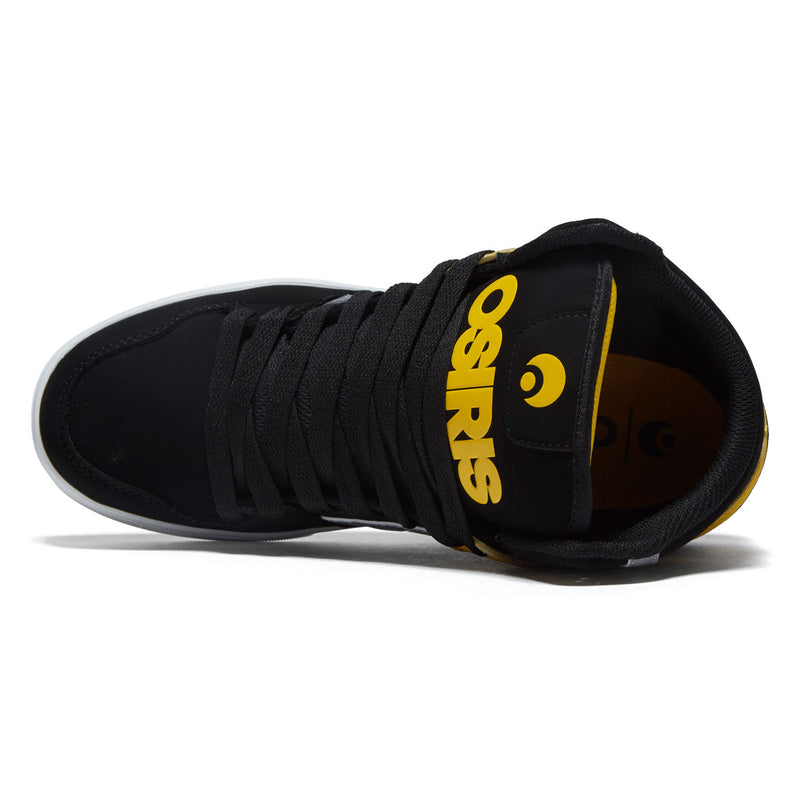 Osiris Clone Shoes - Black/Yellow/White
