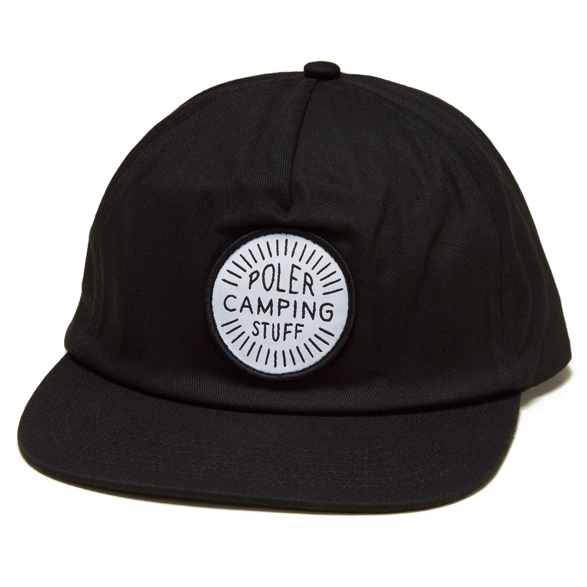 Poler Camping Stuff Patch Hat - Black image 1