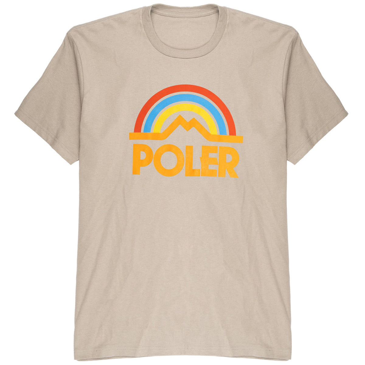 Poler Mountain Rainbow T-Shirt - Sand image 1