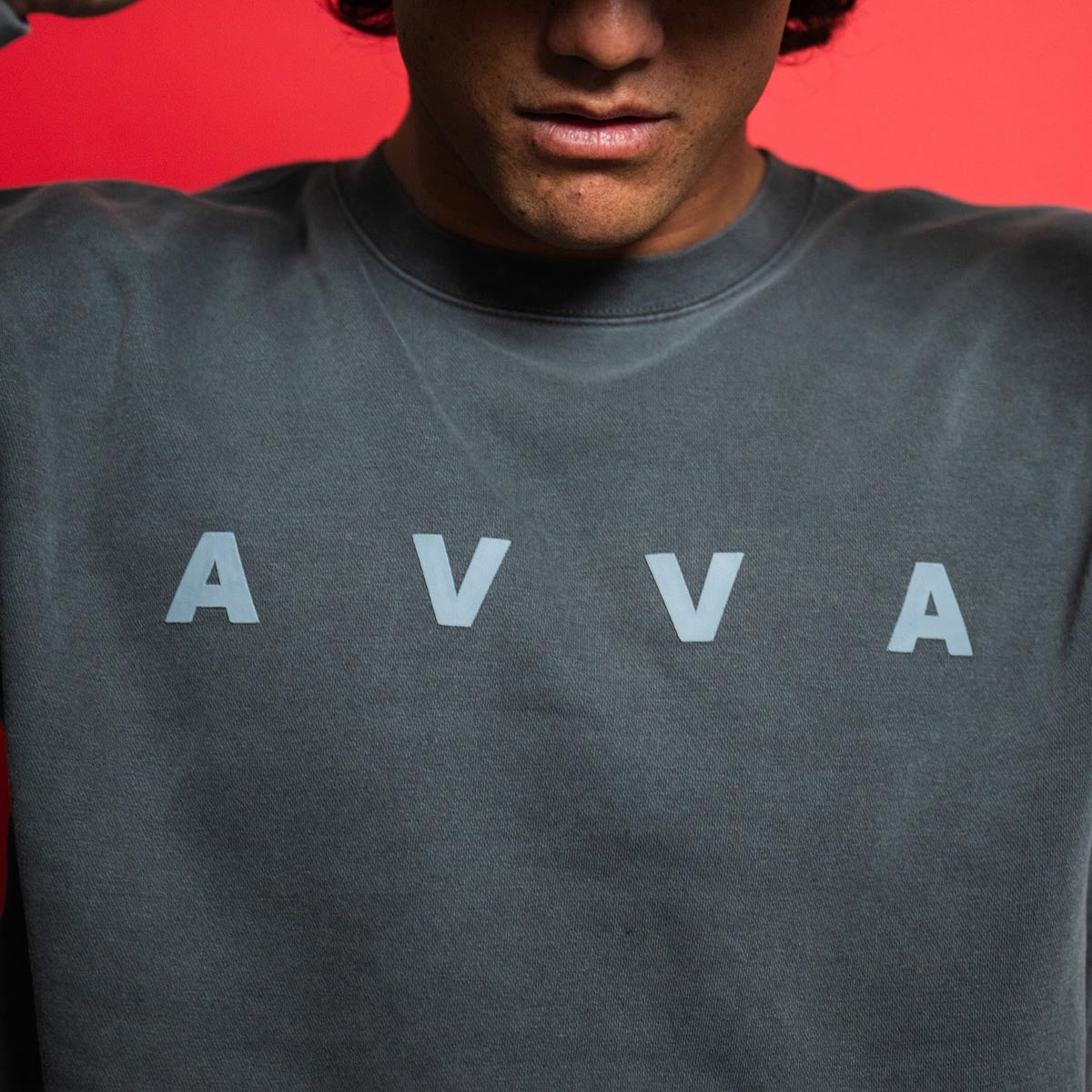 AVVA Battleground Crew Sweatshirt - Gunmetal Grey image 3