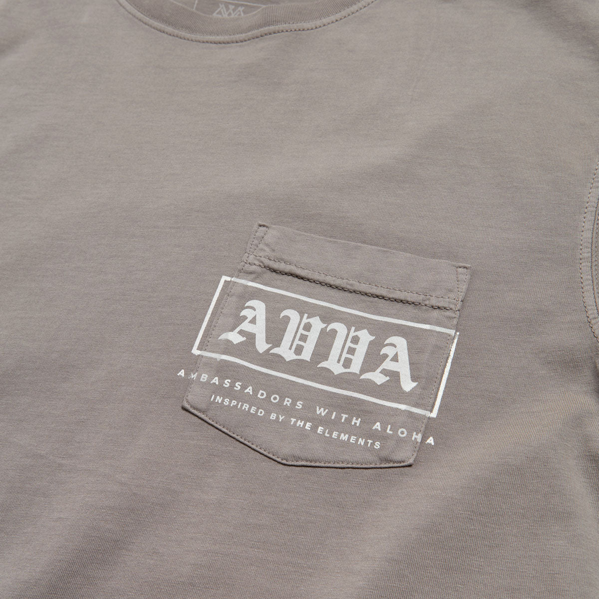 AVVA Old E Box Pocket T-Shirt - Cinder image 3