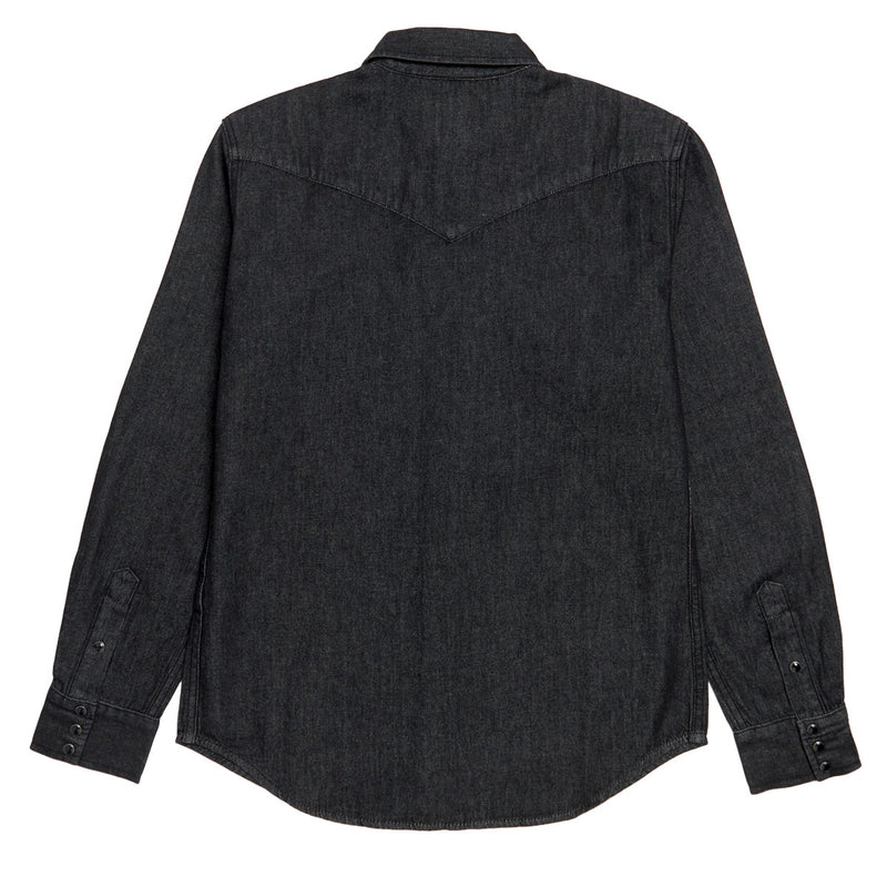 Sendero The Wyatt Pearl Snap Long Sleeve Shirt - Midnight Denim