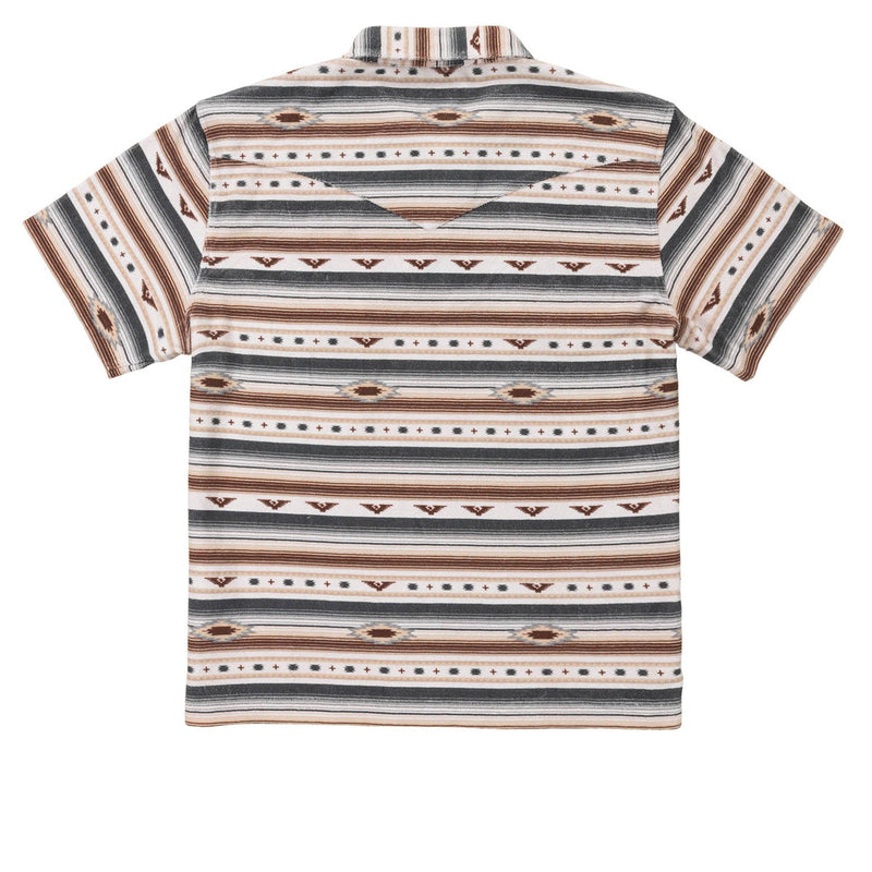 Sendero Cantina Terry Polo Shirt - Gray/Tan Southwest