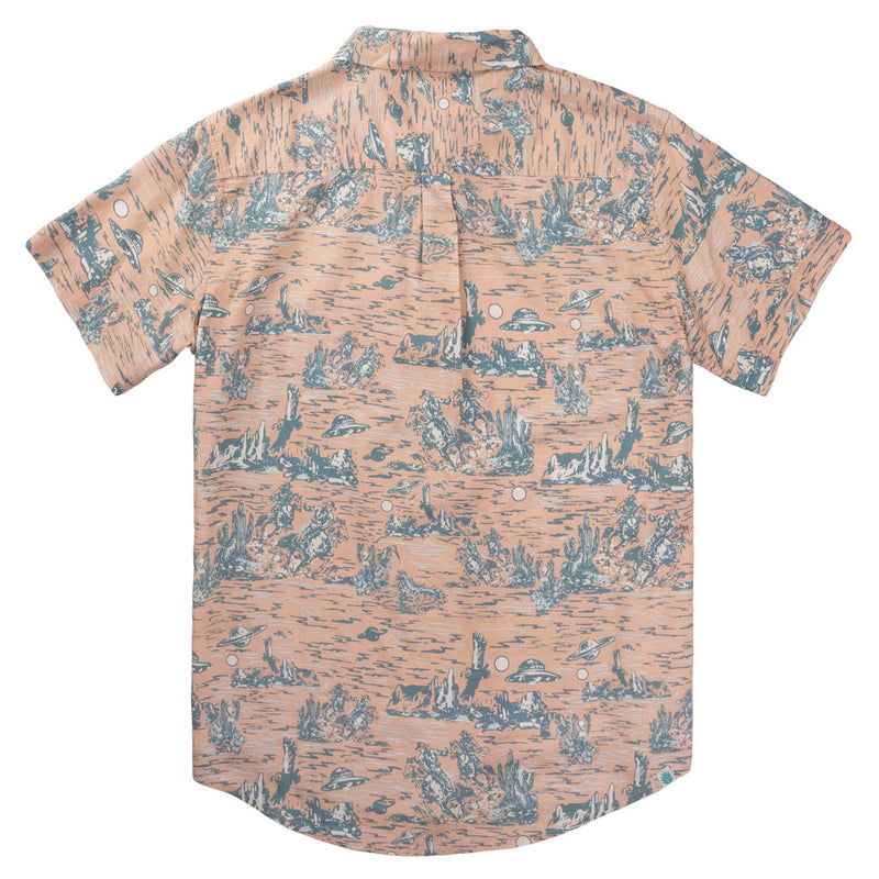 Sendero City Slicker Shirt - Coral Desert Abduction