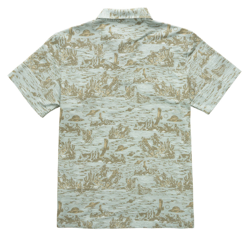 Sendero Cantina Polo Shirt - Desert Abduction Print