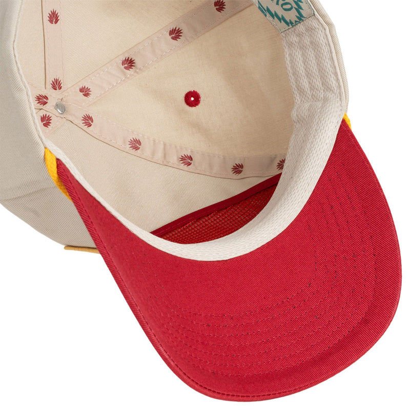 Sendero Retro Logo Hat - Cream/Maroon