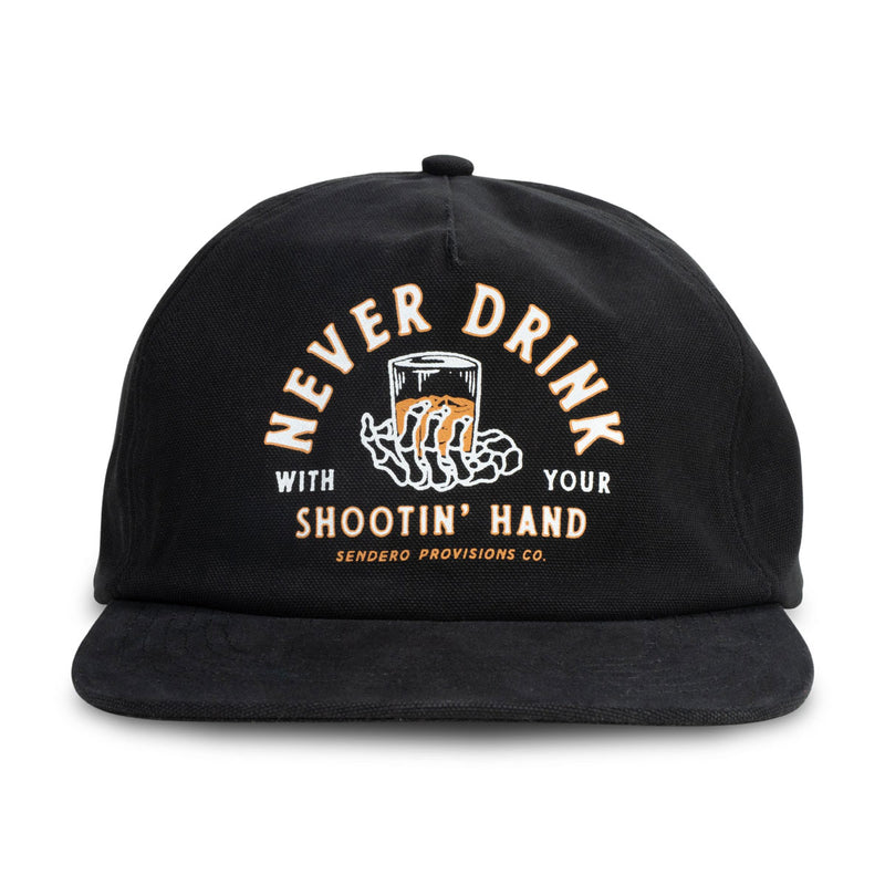 Sendero Shootin Hand Hat - Black