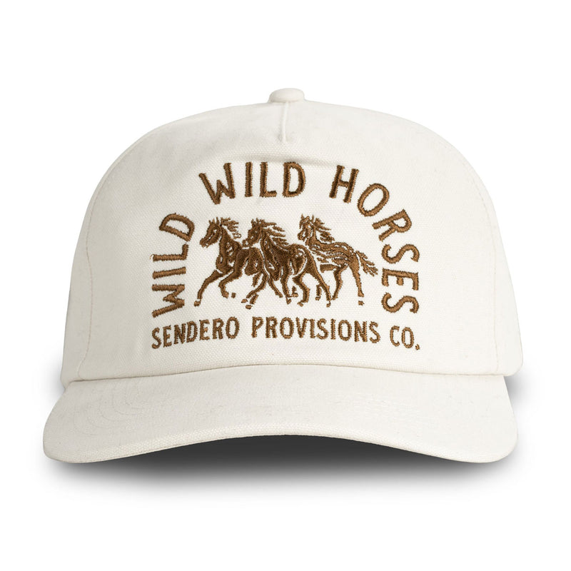 Sendero Wild Wild Horses Hat - Cream/Brown