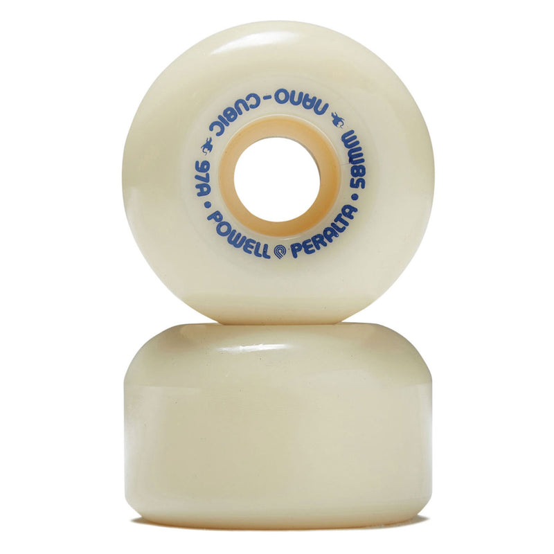 Powell-Peralta Dragon Formula Nano Cubic 97a Skateboard Wheels - Off White - 58mm