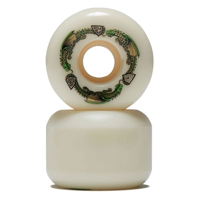 Powell-Peralta Dragon Formula 88a A2 Skateboard Wheels - Off White II - 54mm