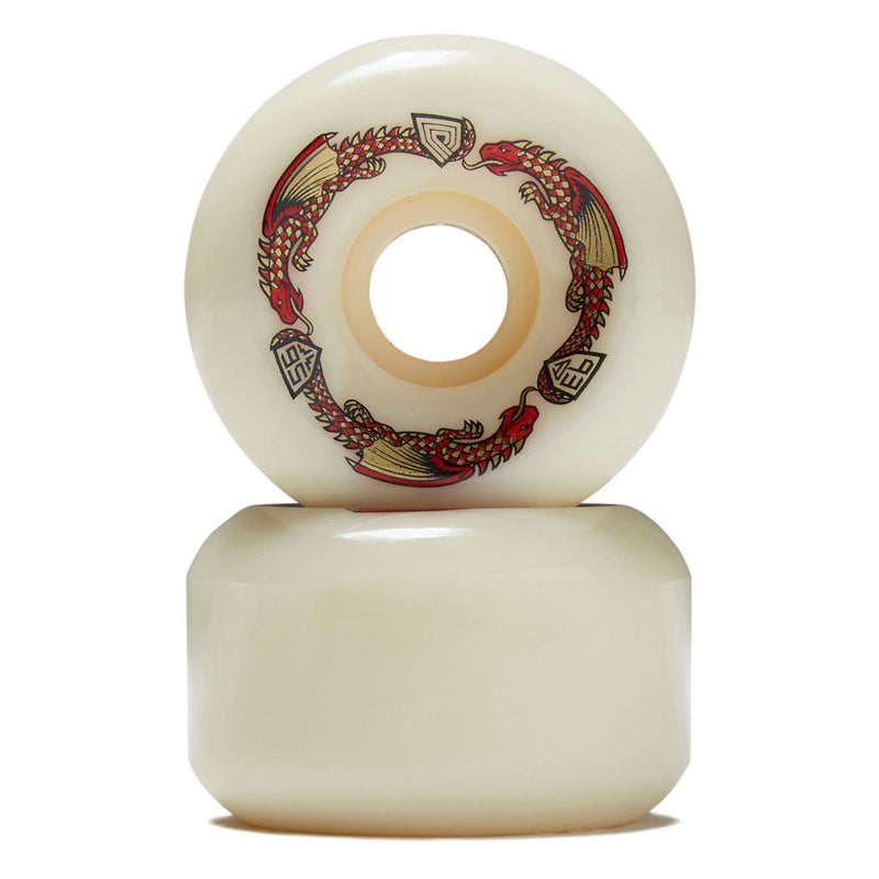Powell-Peralta Dragon Formula 93a V6 Skateboard Wheels - Off White - 56mm