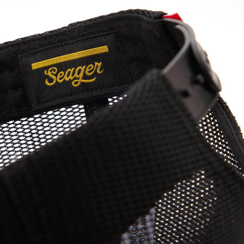 Seager x Waylon Jennings The Eagle Snapback Hat - Black