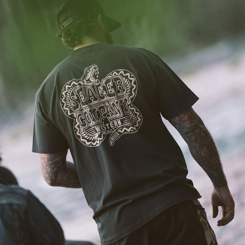 Seager Rattler T-Shirt - Vintage Black