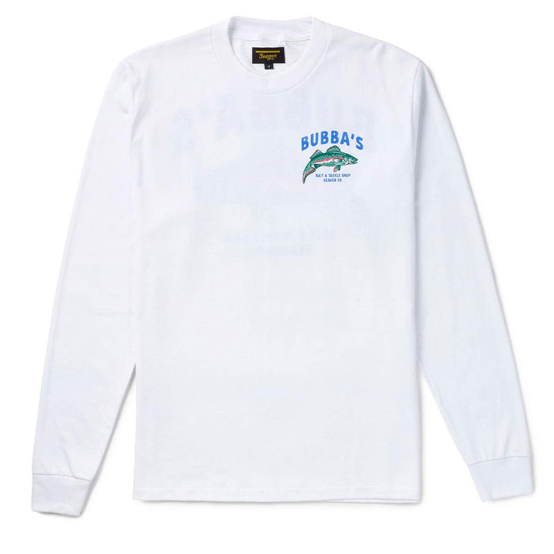 Seager Bubbas Long Sleeve T-Shirt - White