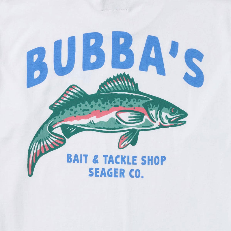 Seager Bubbas Long Sleeve T-Shirt - White